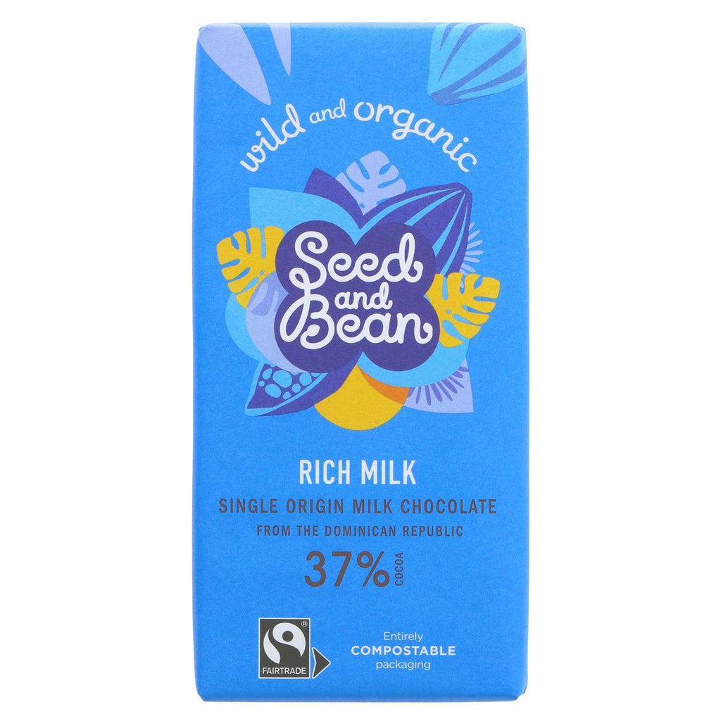 Organic Seed & Bean Company | 37% Milk Chocolate Caramel | 75g