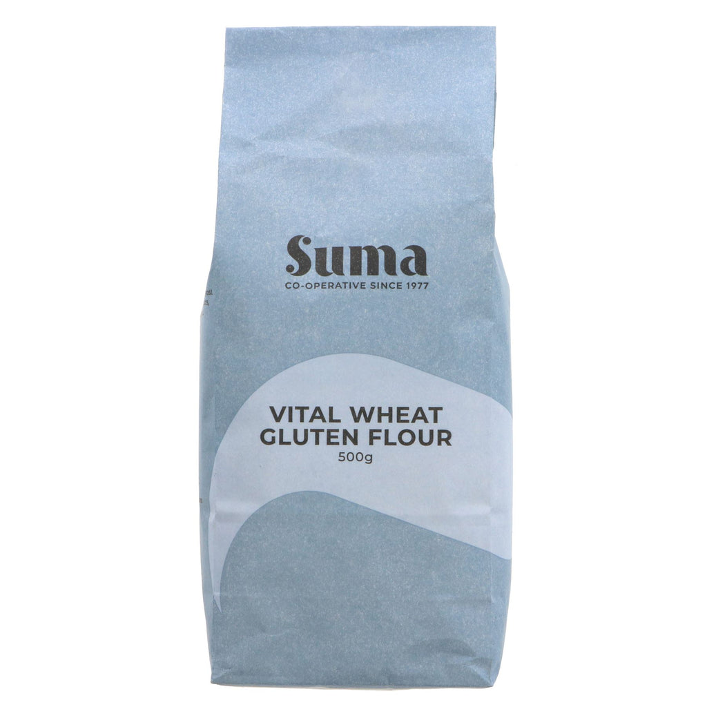 Suma Vital Wheat Gluten: Vegan, high-quality flour alternative for bread, steaks & burgers. No VAT charged. Sold by Superfood Market since 2014.