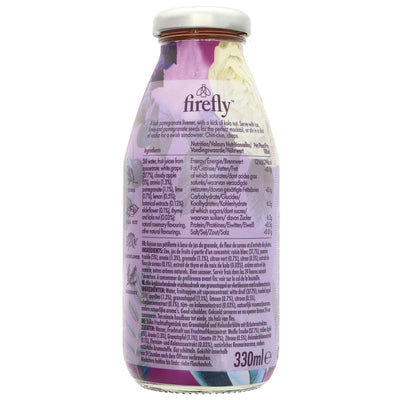 Firefly Natural Drink - Pomegranate & Elderflower - Vegan - 330ML