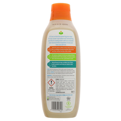 Ecover Floor Cleaner - 1L - Plant-Based & Vegan-friendly - Nourishes & Protects Surfaces - Not for Laminate/Hardwood