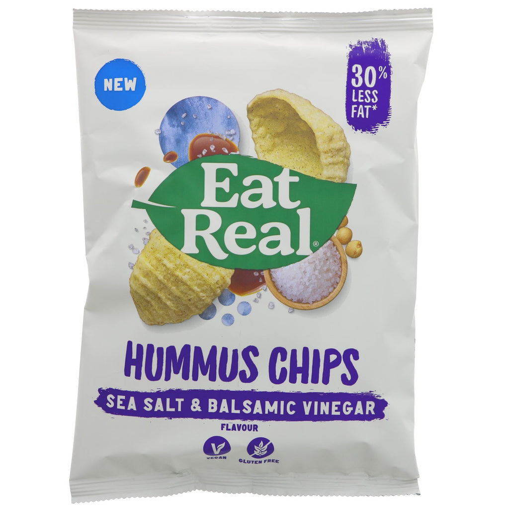 Eat Real | Hummus Chips Sea Salt&Balsamic | 45g
