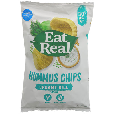 Eat Real | Creamy Dill, Hummus Chips | 135g