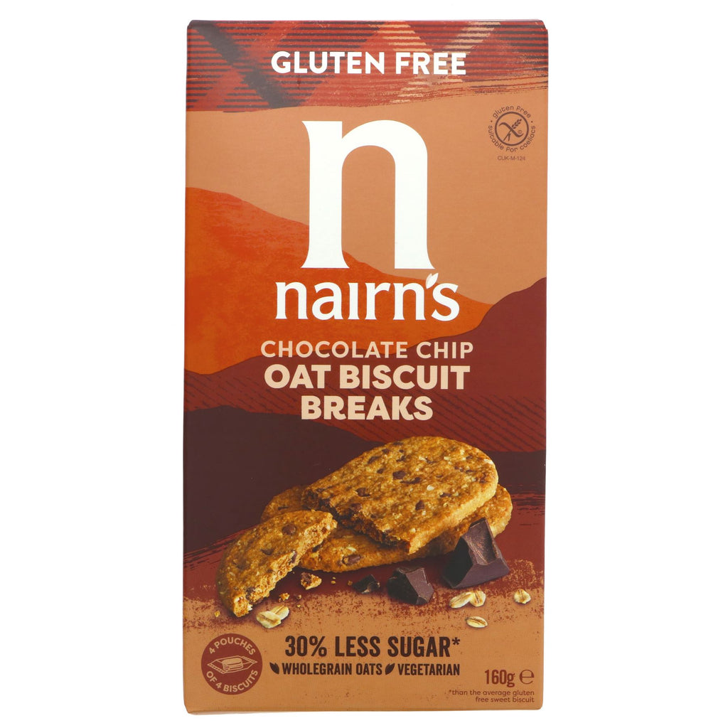 Nairn's | GF Biscuit Breaks Choc Chip | 160g
