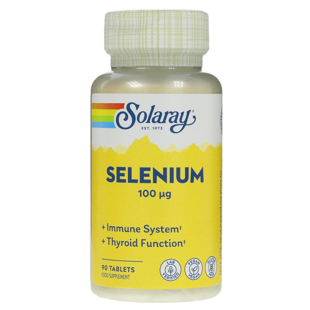 Solaray | Selenium 100ug | 90 capsules