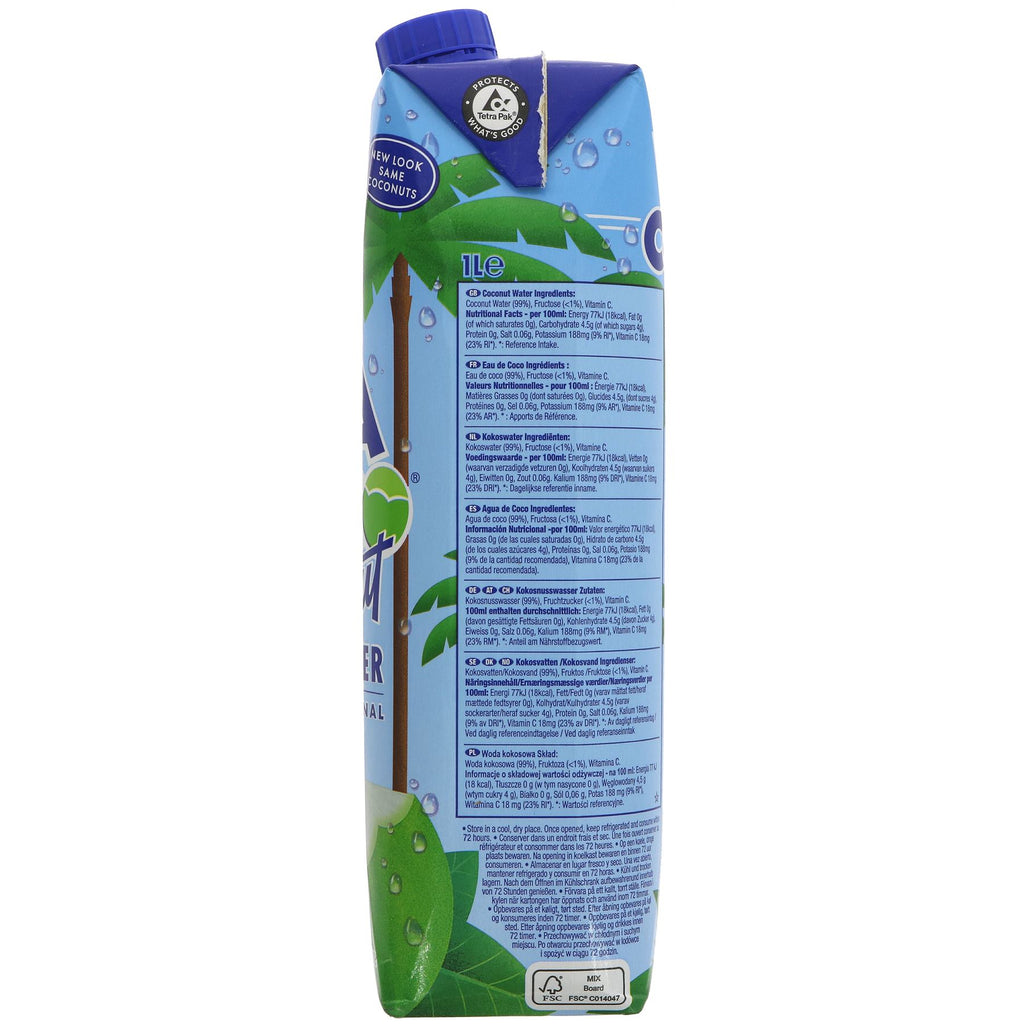 Vita Coco Pure Coconut Water - No Sugar, Vegan & High Potassium - Support Coconut Farming Communities