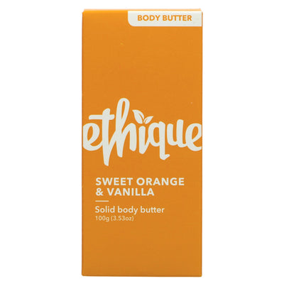 Ethique | Body Butter Swt Orange+Vanilla - Body Butter Tube | 100g