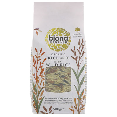 Biona | Wild Rice Mix - brown, red & wild rice | 500g