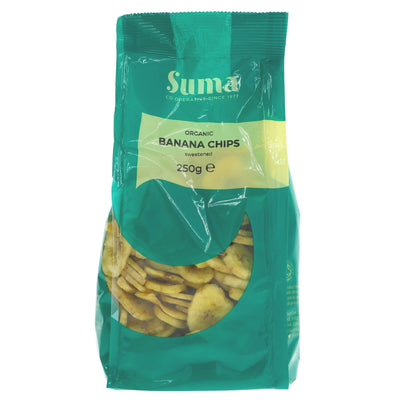Suma | Banana Chips - Organic - Whole, Honey Dipped | 250g