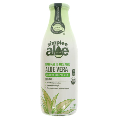 Simplee Aloe | Aloe Juice Health Supplement | 1L