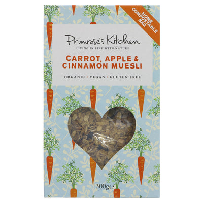 Primrose's Kitchen | Carrot,Apple & Cinnamon Muesli | 300g
