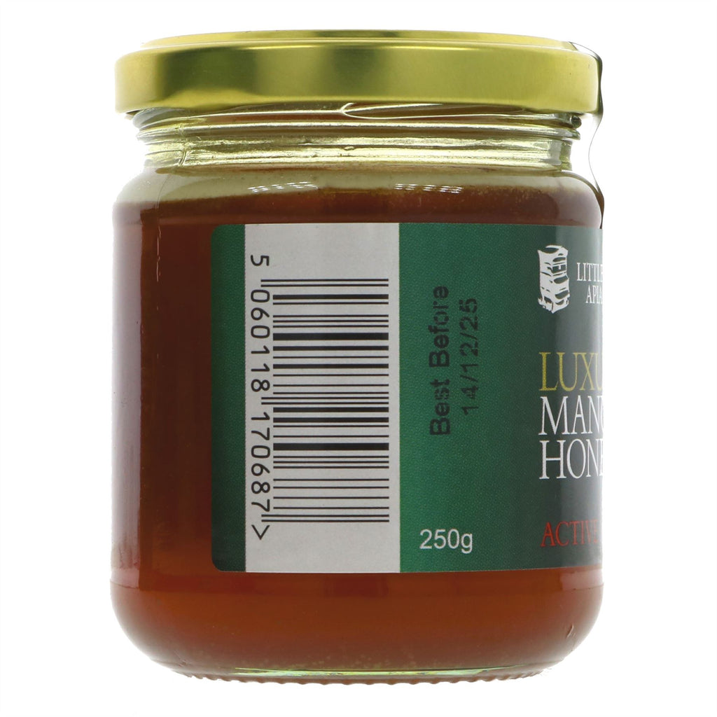 Littleover Apiaries Manuka Honey 10+ | 250G, natural immune booster cold extracted & micro-filtered for freshness #SuperfoodMarket