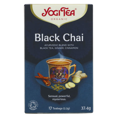 Yogi Tea | Black Chai - Black Tea, Ginger, Cinnamon | 17 bags