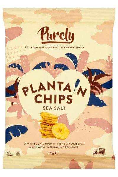 Purely | Plantain Chip - Lemon Sea Salt | 75g