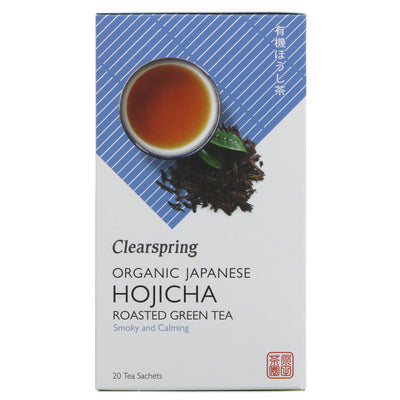 Clearspring | Hojicha Roasted Green Tea - 100% sustainable packaging | 20 bags