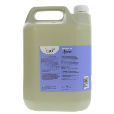 Bio D Bathroom Cleaner - Tough on limescale & watermarks. Vegan, 5L bulk size, suitable for most non-porous surfaces.