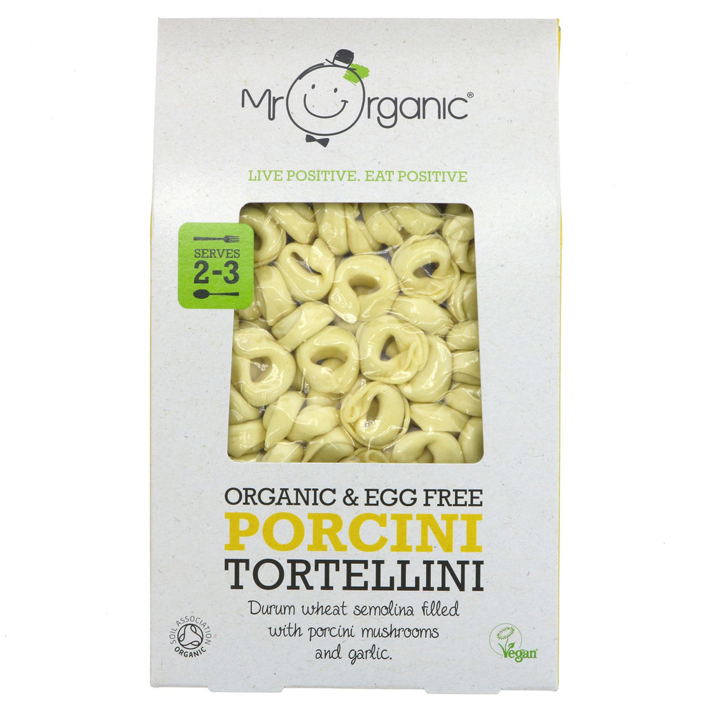 Mr Organic | Tortellini / Porcini Mushrooms - Egg Free | 250g