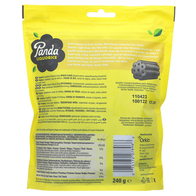Panda Liquorice Cuts Bag: No Added Sugar, Vegan and made with real liquorice root extract. Indulge guilt-free.