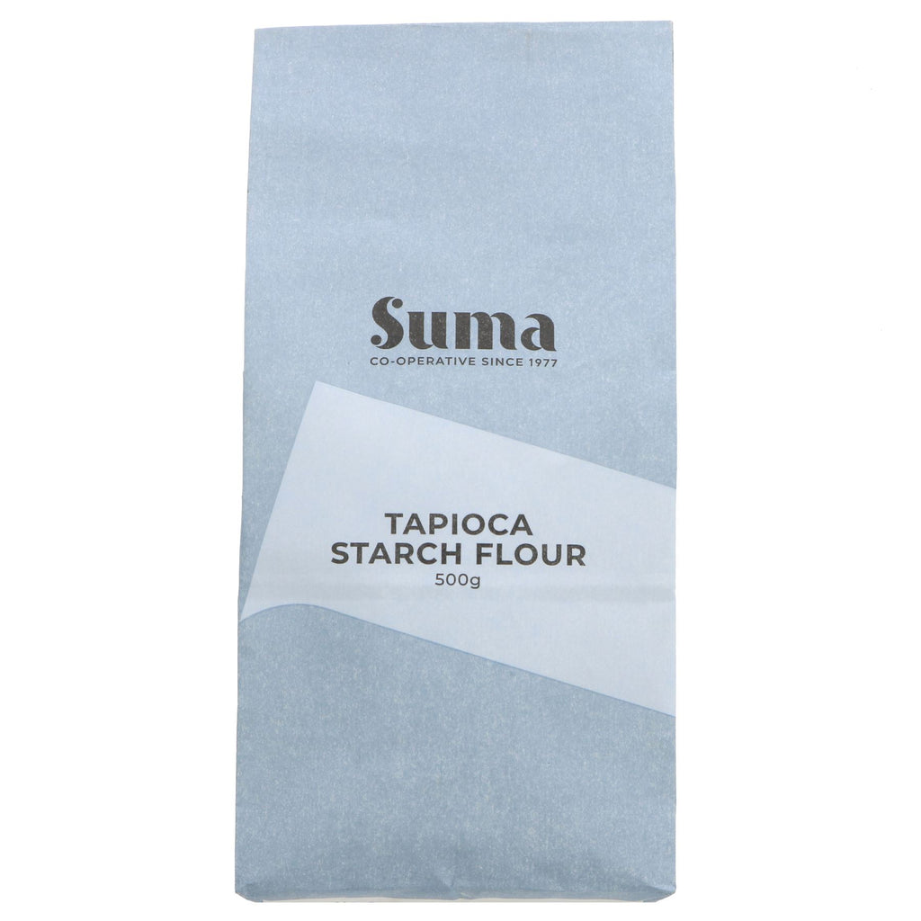 Suma Tapioca Starch: Vegan, versatile flour perfect for soups, sauces, & desserts. Replaces other flours, adds unique twist. Quality guaranteed.