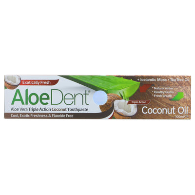 Aloe Dent | Aloe Vera Coconut Toothpaste | 100ml
