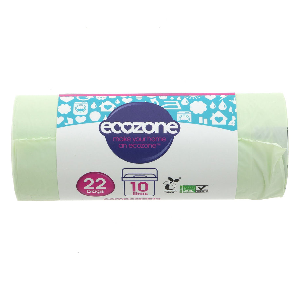 Ecozone | Compostable Caddy Liner 10l | 22 BAGS