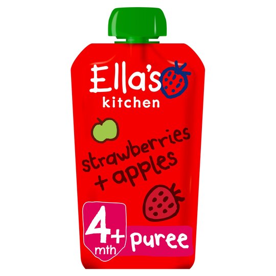 Ella's Kitchen | Strawberries & Apples | 120g