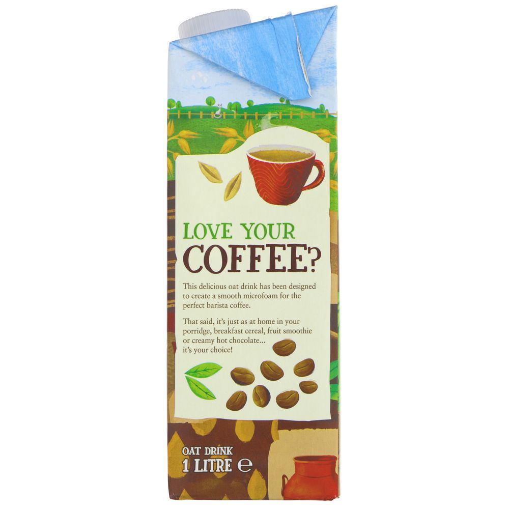 Gluten-Free, Vegan Pure Oaty Barista Drink - Perfect for Coffee & More!
