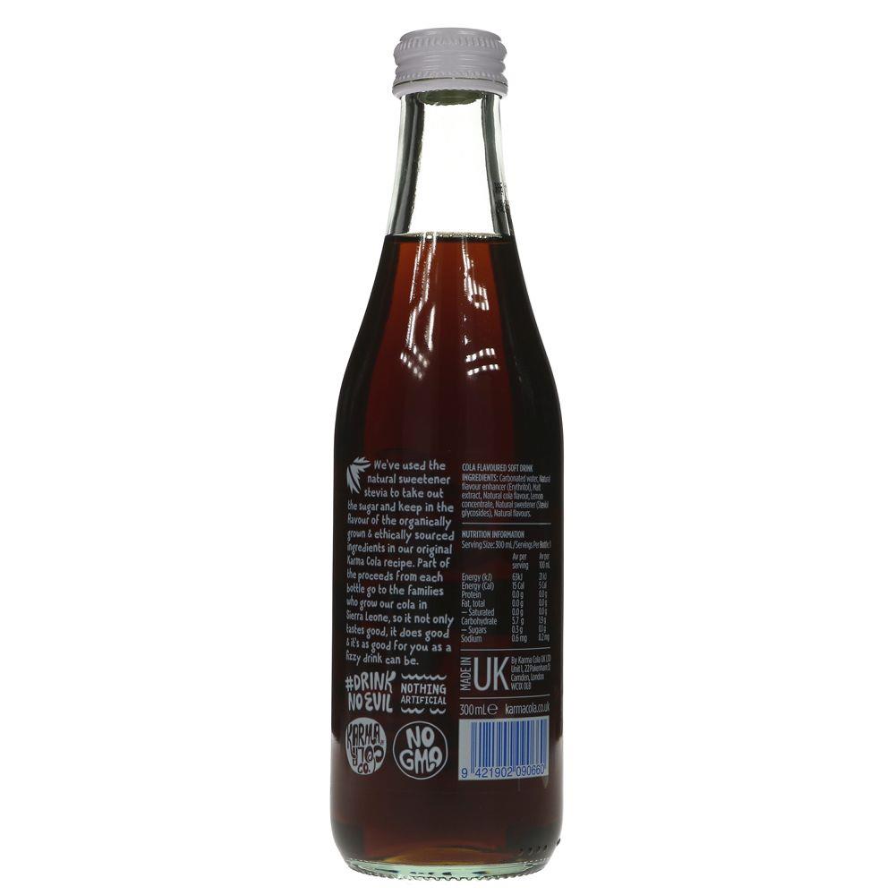Refresh with Karma Cola Sugar-Free - guilt-free and vegan-friendly fizzy drink made with natural ingredients.