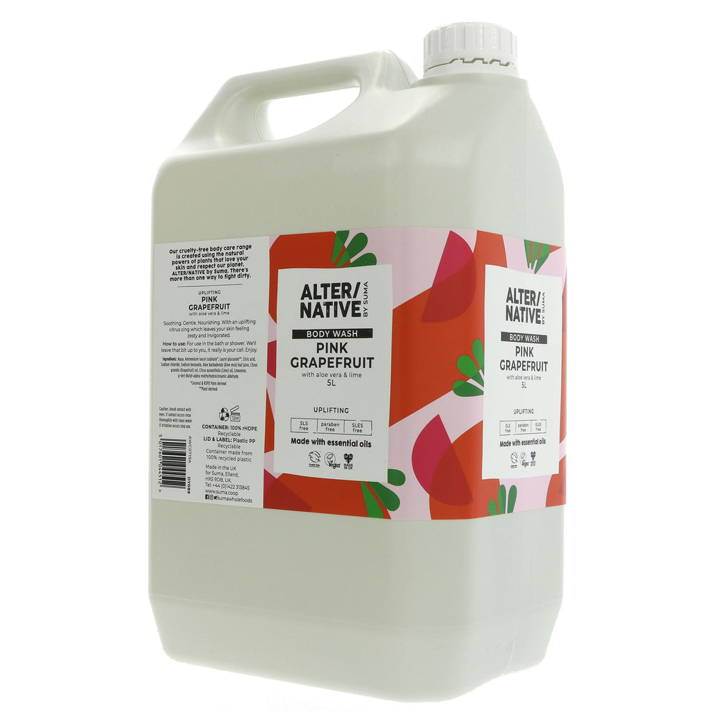 Alter/Native | Body Wash - Pink Grapefruit - Uplifting with lime | 5l