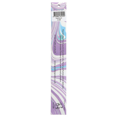Experience exotic Patchouli with Fairtrade & Vegan incense sticks by Greater Goods for ultimate relaxation.