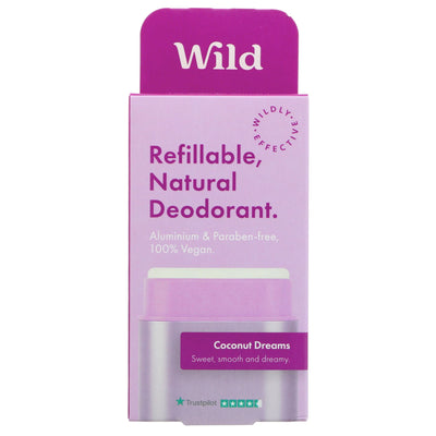 Wild | Deodorant Purple Case - With Coconut Deodorant | 40g