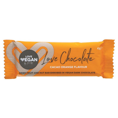 Indulge guilt-free with Love Vegan's Chocolate Orange snack bars. These gluten-free & vegan treats are bursting with deliciousness. Perfect for a quick pick-me-up or a sweet addition to your recipes. Satisfy your cravings with this irresistible delight.