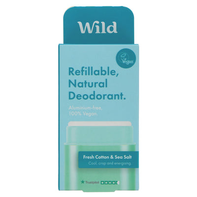Wild | Deodorant Aqua Case - With Fresh Cotton Deodorant | 40g