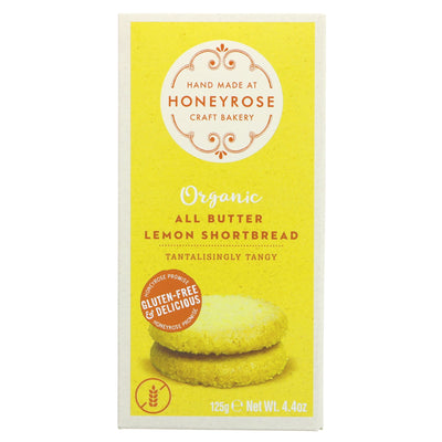 Honeyrose | All Butter Lemon Shortbread | 125g