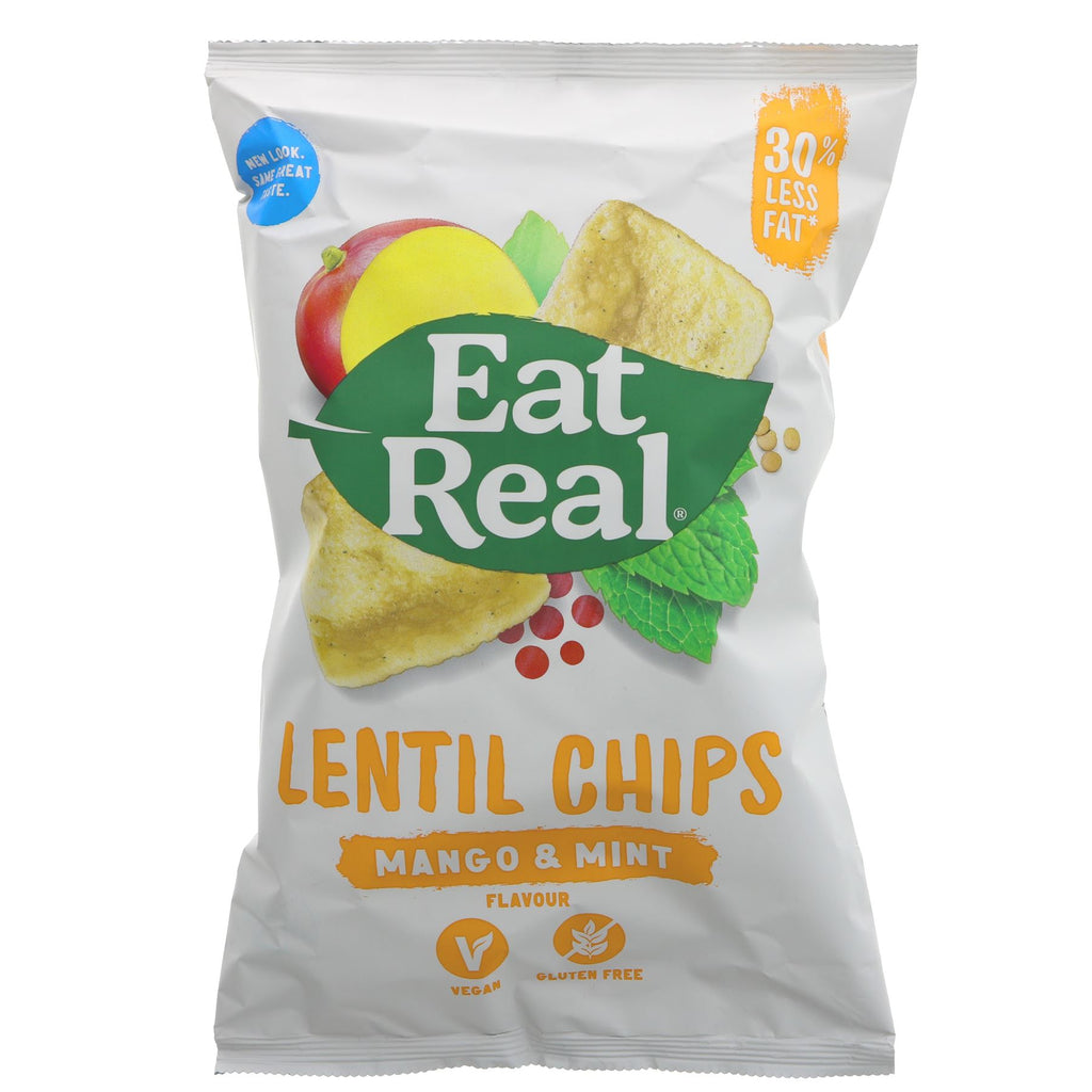 Eat Real | Lentil Chips Mango & Mint | 113g