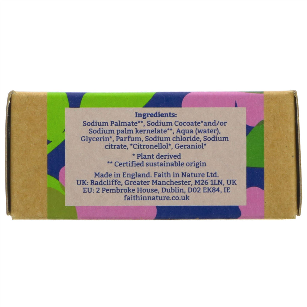 Vegan Wild Rose Soap by Faith In Nature - 100g
