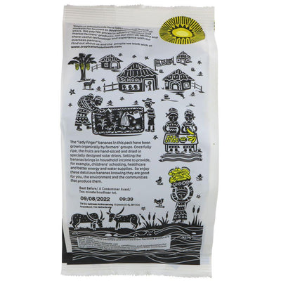 Tropical Wholefoods Sun Dried Banana Chips - Fairtrade, Organic, Vegan. Perfect for snacking or adding to your favorite recipes.