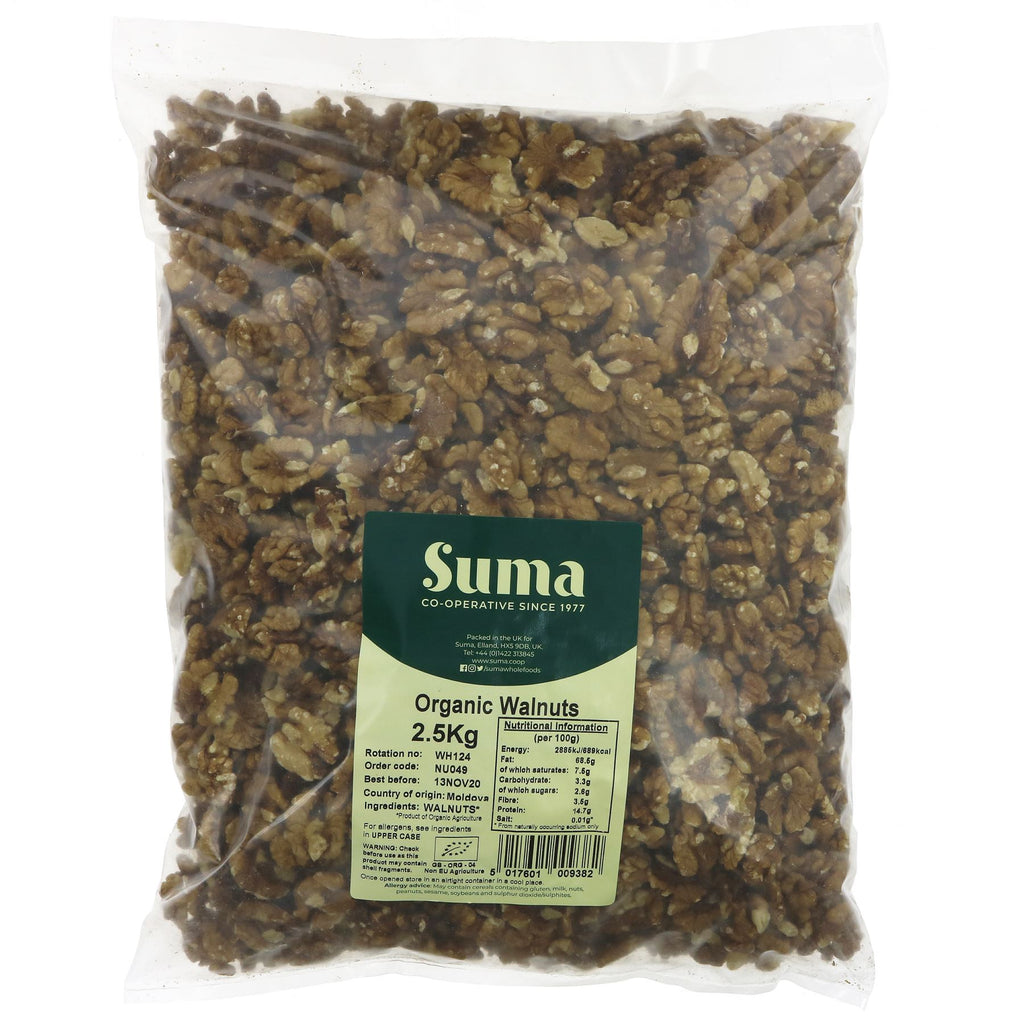 Suma | Walnuts - Organic | 2.5 KG