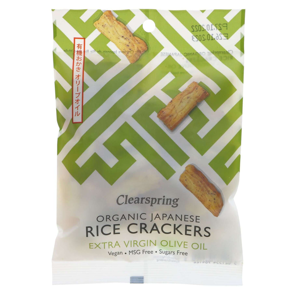 Clearspring | Rice Crackers Olive Oil & Salt | 50g