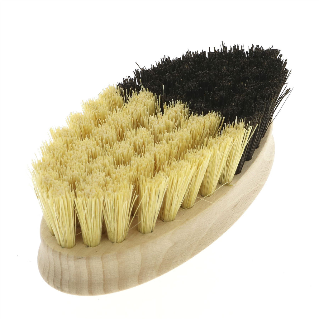 Hill Brush Company Vegetable Brush: ergonomic, multipurpose, vegan-friendly, soft & firm bristles. Perfect for kitchen cleaning needs.