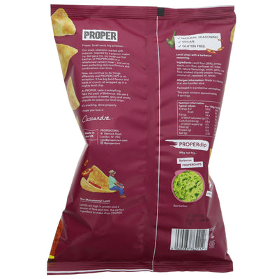 Healthy, guilt-free, vegan BBQ lentil chips - no added sugar, gluten-free. Perfect for snacking anytime, anywhere.