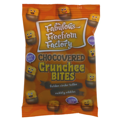 Fabulous Free From Factory | Chocovered Crunchee Bites | 65G