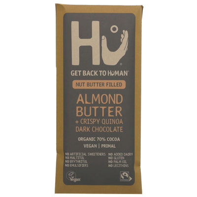 Hu | Almond Butter Crispy Dark Bar | 60g