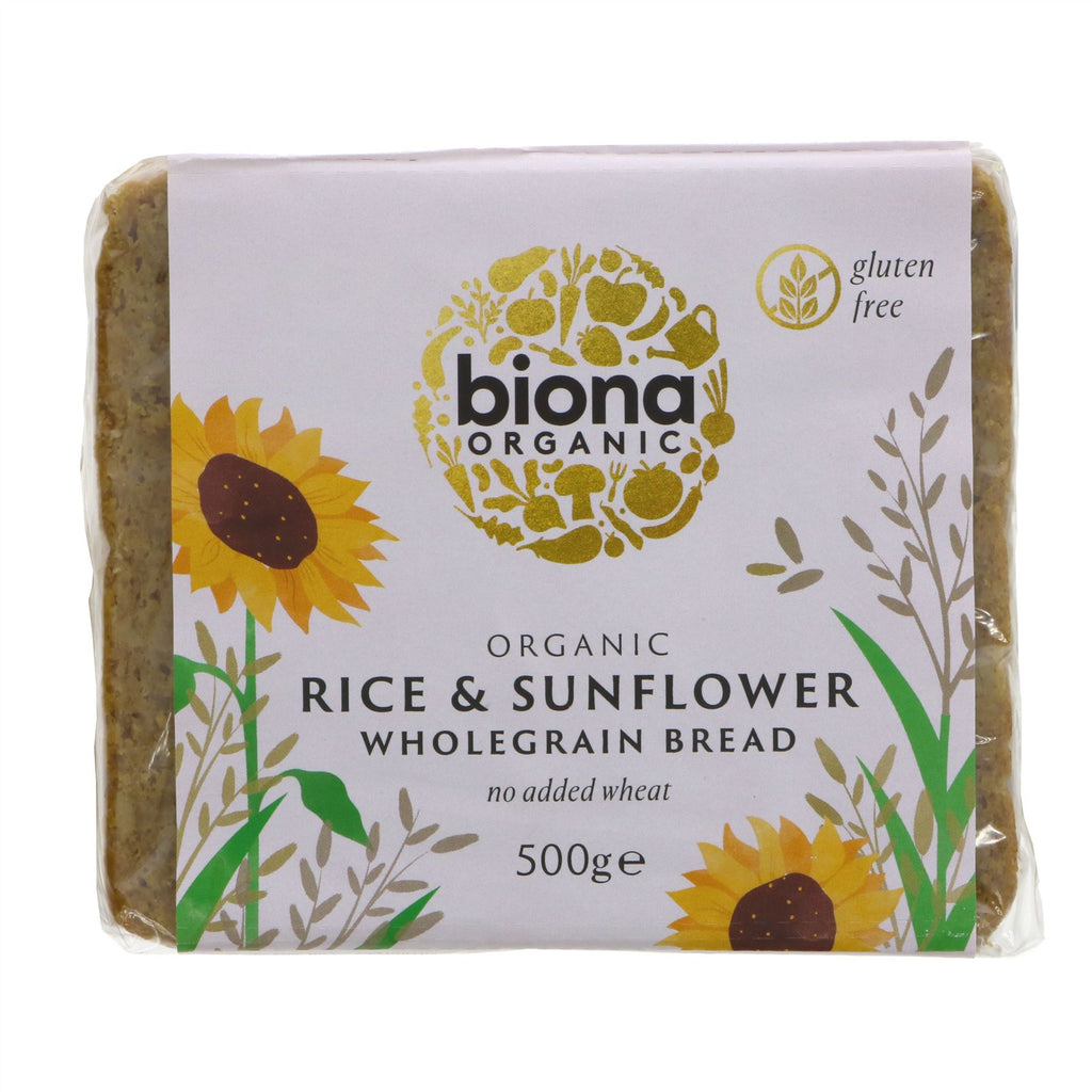 Biona | Rice Bread with Sunflower Seed - Organic and Gluten Free | 500g