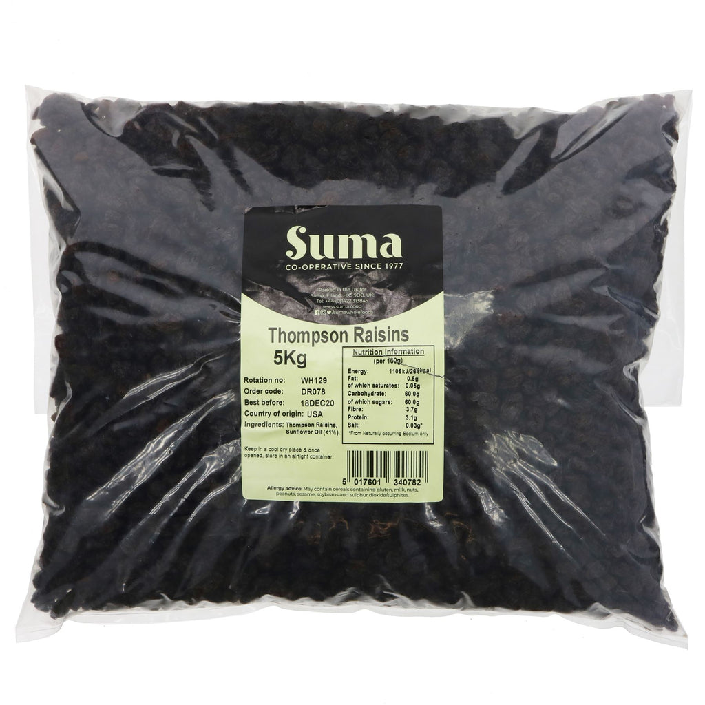 Suma | Raisins - Thompson Seedless | 5 KG