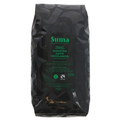 Suma | Sumatra Gayo Highlands Beans - Strength 5, Smooth,Full Bodied | 1kg