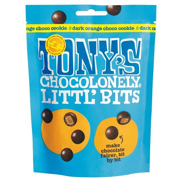 Tony's Chocolonely | Littl'Bits Dark Orange Cookie | 100g