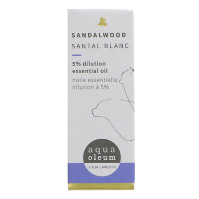 Aqua Oleum | Sandalwood - 5% dilution - Santalum Album-New Caledonia | 10ml