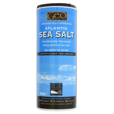 Geo Organics | Atlantic Fine Ground Sea Salt | 500G