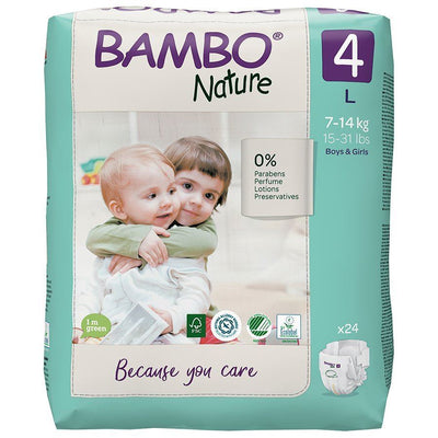 Bambo Nature | Nappies - Size 4 | 24s