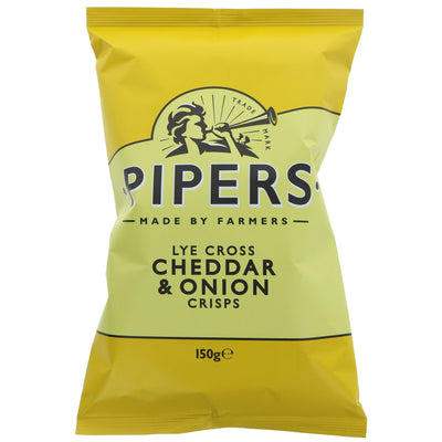 Pipers Crisps | Lye Cross Cheddar & Onion | 150G